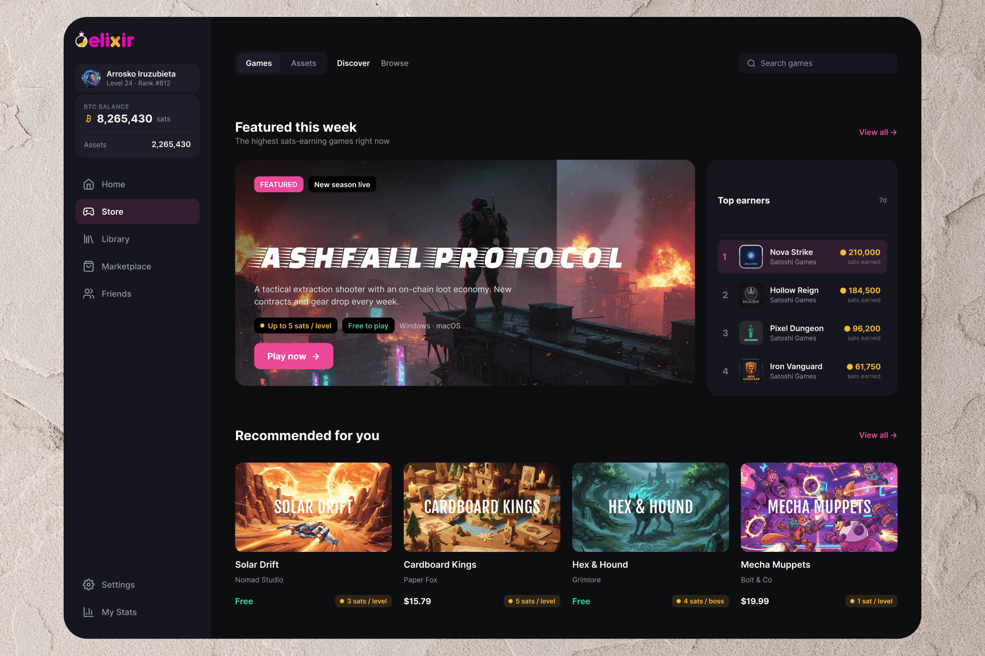 Award-winning Web3 gaming platform.